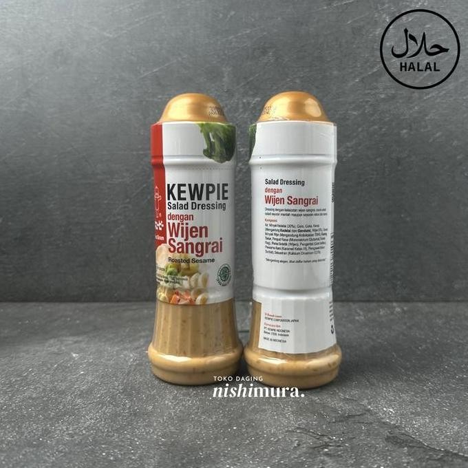 

Terlaris Wijen Sangrai Kewpie Sauce Salad Dressing Saus Salad Jepang Halal