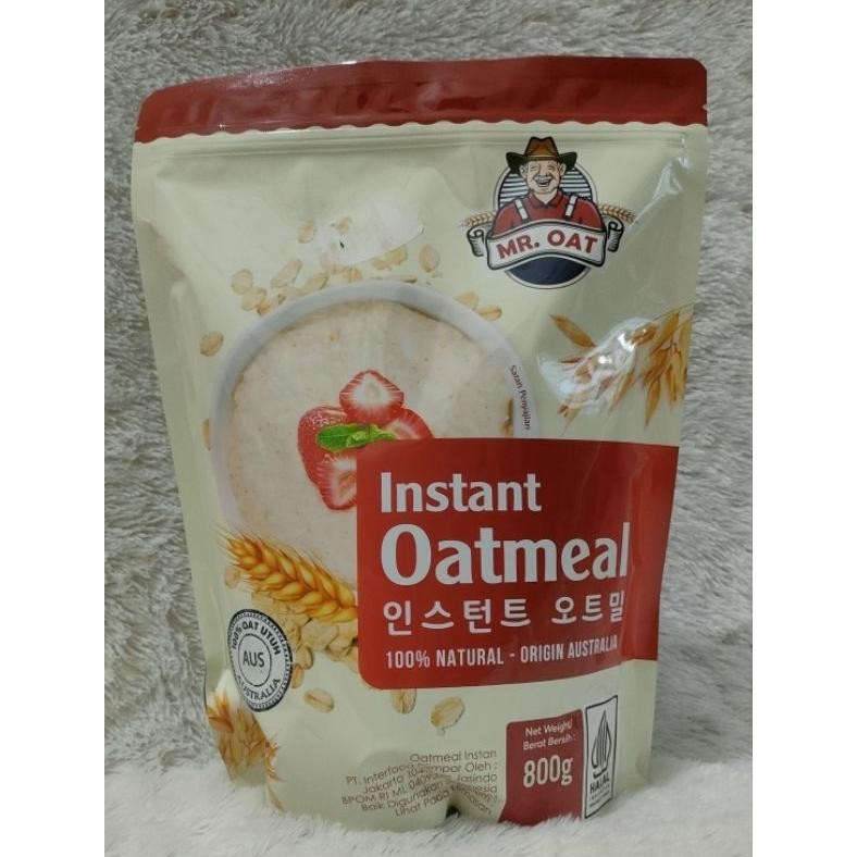 

Mr. Oat Instant Oatmeal/Rolles Oat 800 gr AST nUg