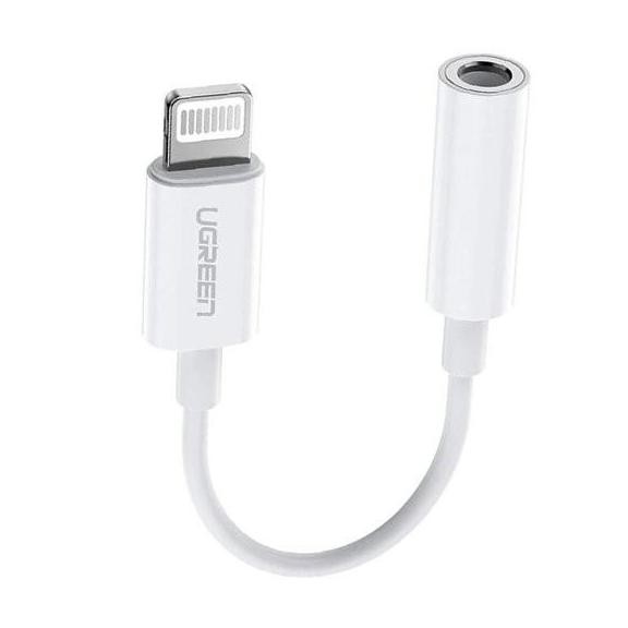 Ugreen Splitter Iphone Mfi Lightning To Jack 3.5Mm 30759 New Stok