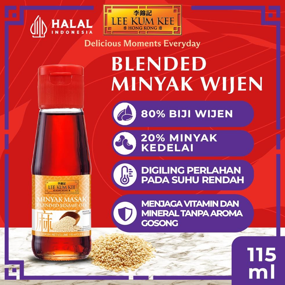 

Lee Kum Kee Blended Minyak Wijen Sesame Oil 115 ml AST nUg