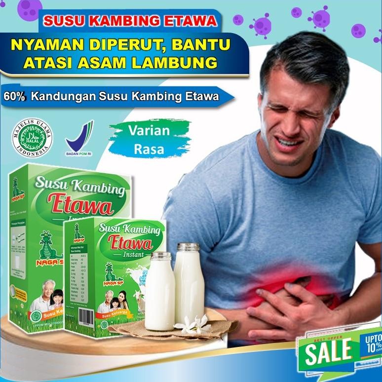 

Susu Kambing Etawa Bubuk Murni Obat Asam Lambung Maag Magh Kronis TBC Paru Protein Provit Evaporasi nUg