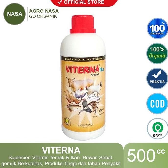 Terlaris Viterna Plus Nasa Vitamin Ternak Sapi - Kambing - Ayam - Babi -Ikan