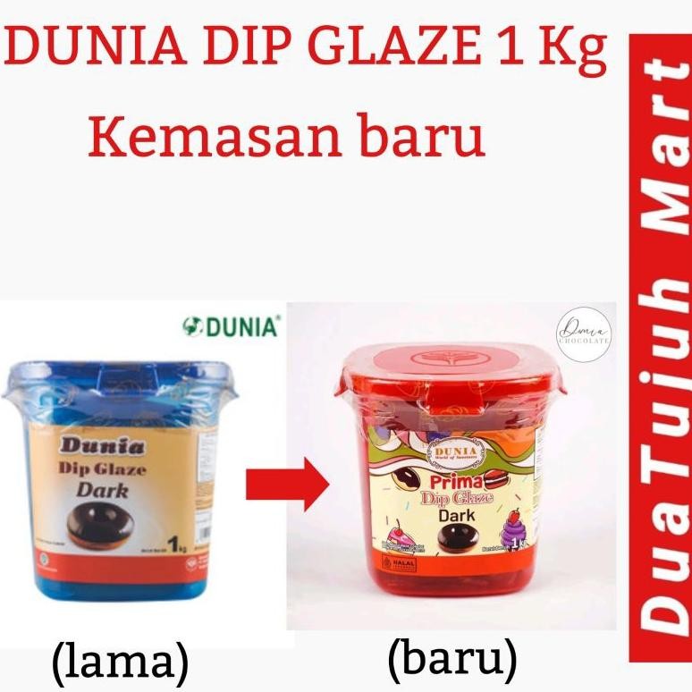 

DUNIA DIP GLAZE PRIMA 1 Kg ( KEMASAN BARU TOPLES WARNA MERAH) AST nUg