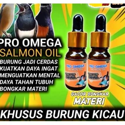 

Terlaris Termurah Pro Omega Salmon Fish Oil Minyak Ikan Murni Vitamin Burung Cerdas Supleman Otak Burung