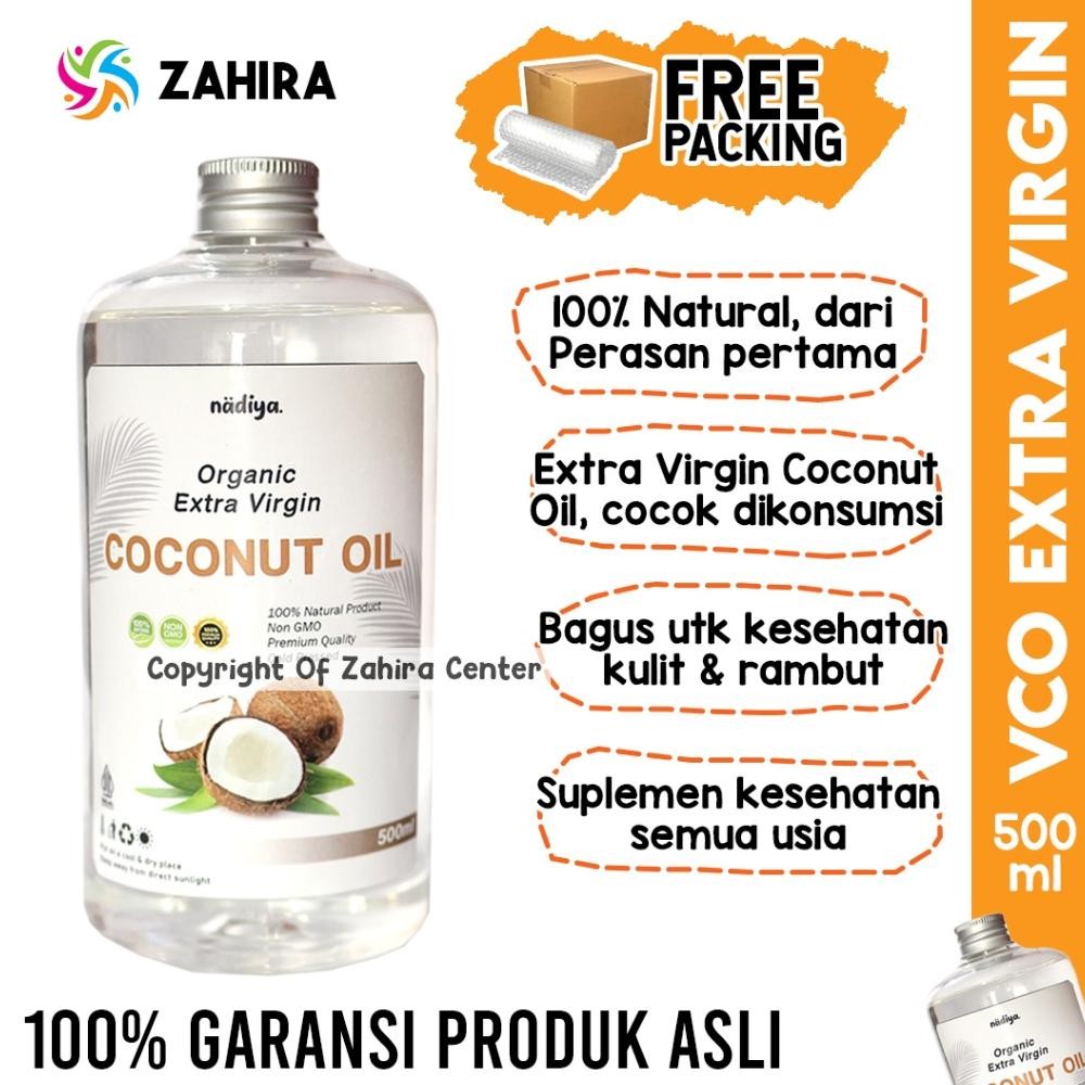 

VCO Premium 500ml Organic Natural Extra Virgin ECVO Minyak Kelapa Coconut Oil Bagus Kulit Rambut AST nUg