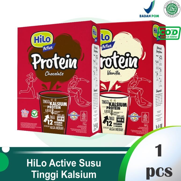 

HiLo Active 250 gram - Susu Tinggi Kalsium Rendah Lemak nUg