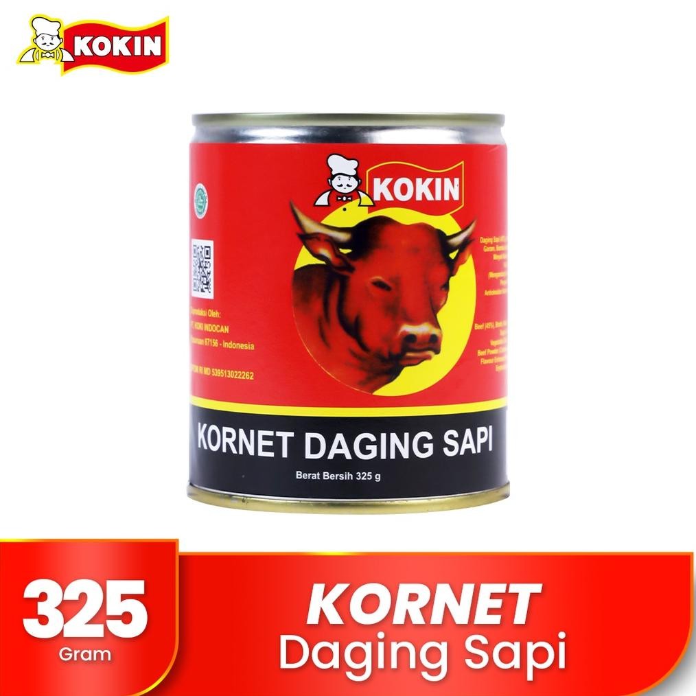 

Corned Beef Kornet Kaleng Daging Sapi Makanan Instan Siap Saji Halal 325 gram - Kokin nUg
