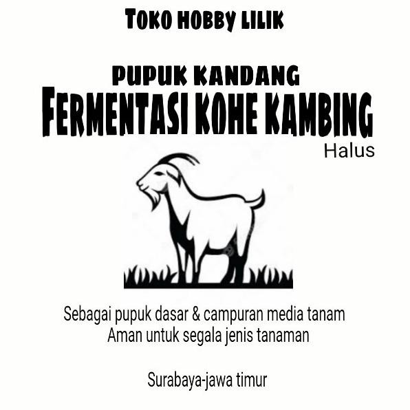 

Terlaris |Glory| Pupuk Kandang Fermentasi Kohe Kambing,Halus