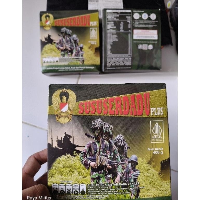 

PROMO Ransum, Susu Serdadu TNI, original. susu bubuk EXP 2026 nUg