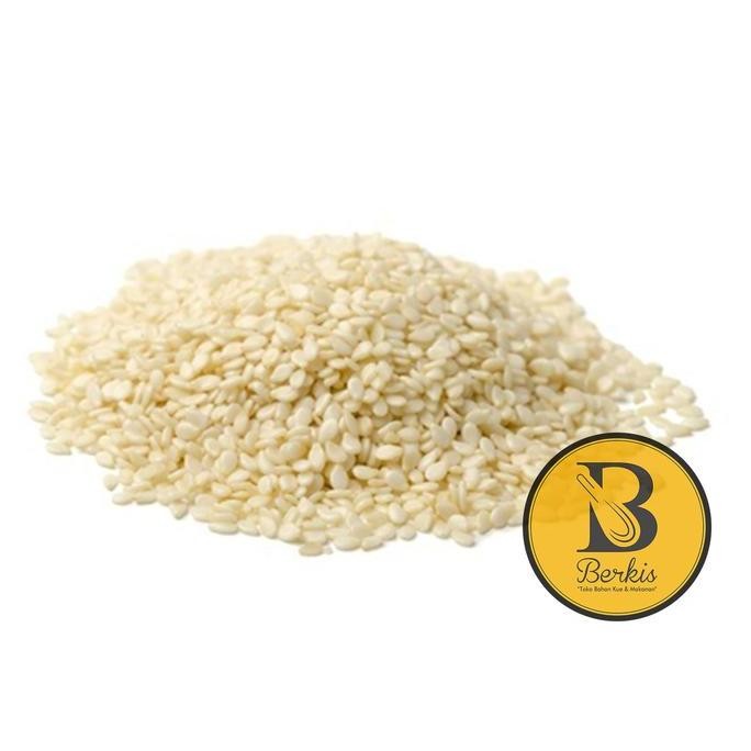

Terlaris Wijen Putih Super Number One 500 Gr [Repack] / Sesame Seeds