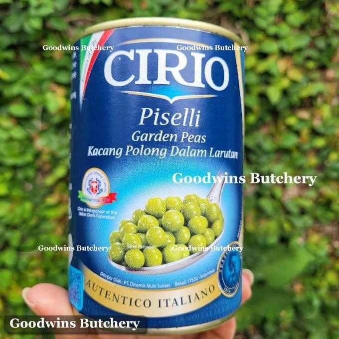 

Terlaris Cirio Italy Piselli Garden Peas Kacang Polong 410G Merah Red Wijen