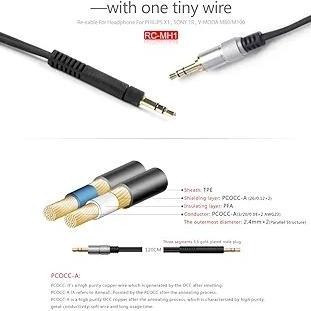 Fiio Rc Mh1 Cable 3.5Mm To 3.5Mm M2M Jack For Headphone New Stok