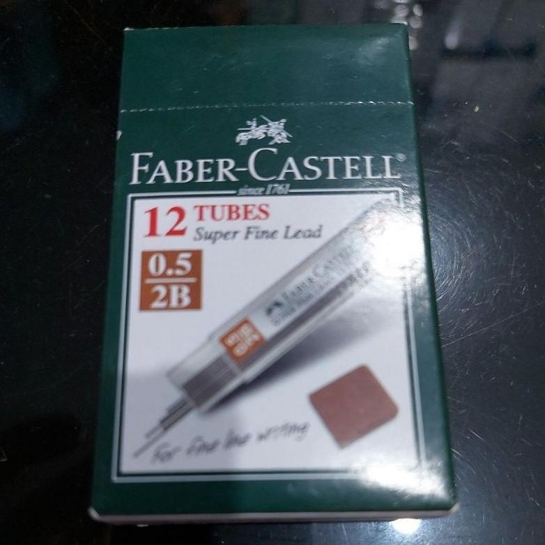 

RB isi pencil mekanik faber castle 0,5 2b ( tertera harga 1 pack besar 12 tube)