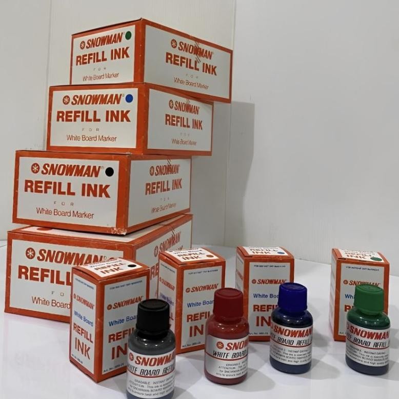 

RB REFILL TINTA SPIDOL WBI-20 WHITEBOARD SNOWMAN (1PAK/12BOTOL)