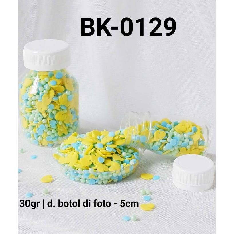 

Ready stock] BK-0129 Sprinkles sprinkle sprinkel 30 gram mutiara bebek mix