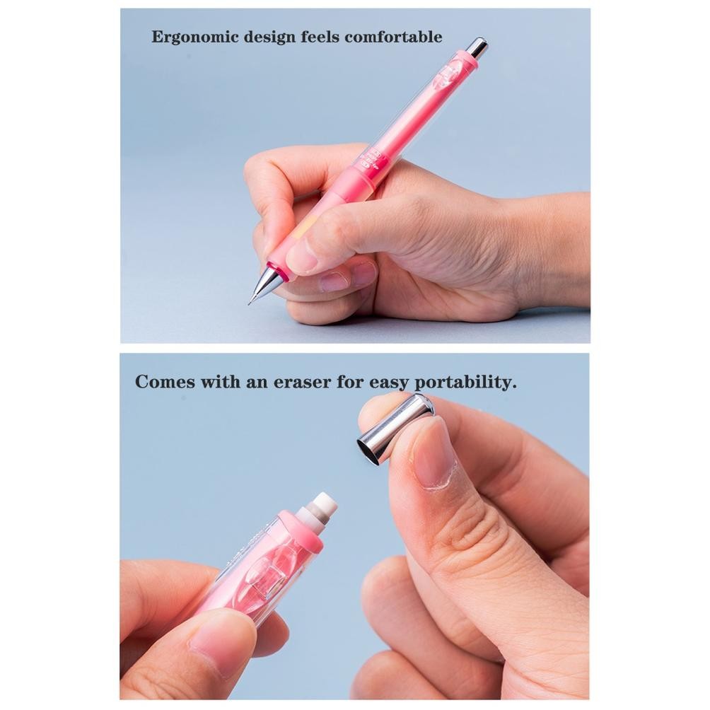 

RB Pilot Dr. Grip Play Border Mechanical Pencil Anti Fatigue 0.5mm Pensil Mekanik HDGCL-50R