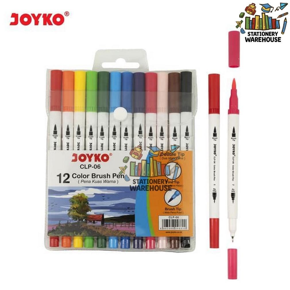 

RB Color Brush Pen / Pena Kuas Warna Joyko CLP-06 / 12 Warna / Color