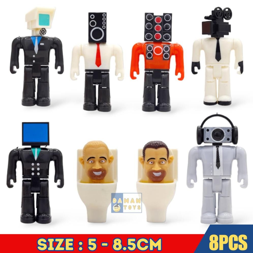 ''Terlaris" Action Figure Skibidi Toilet Roblox Murah