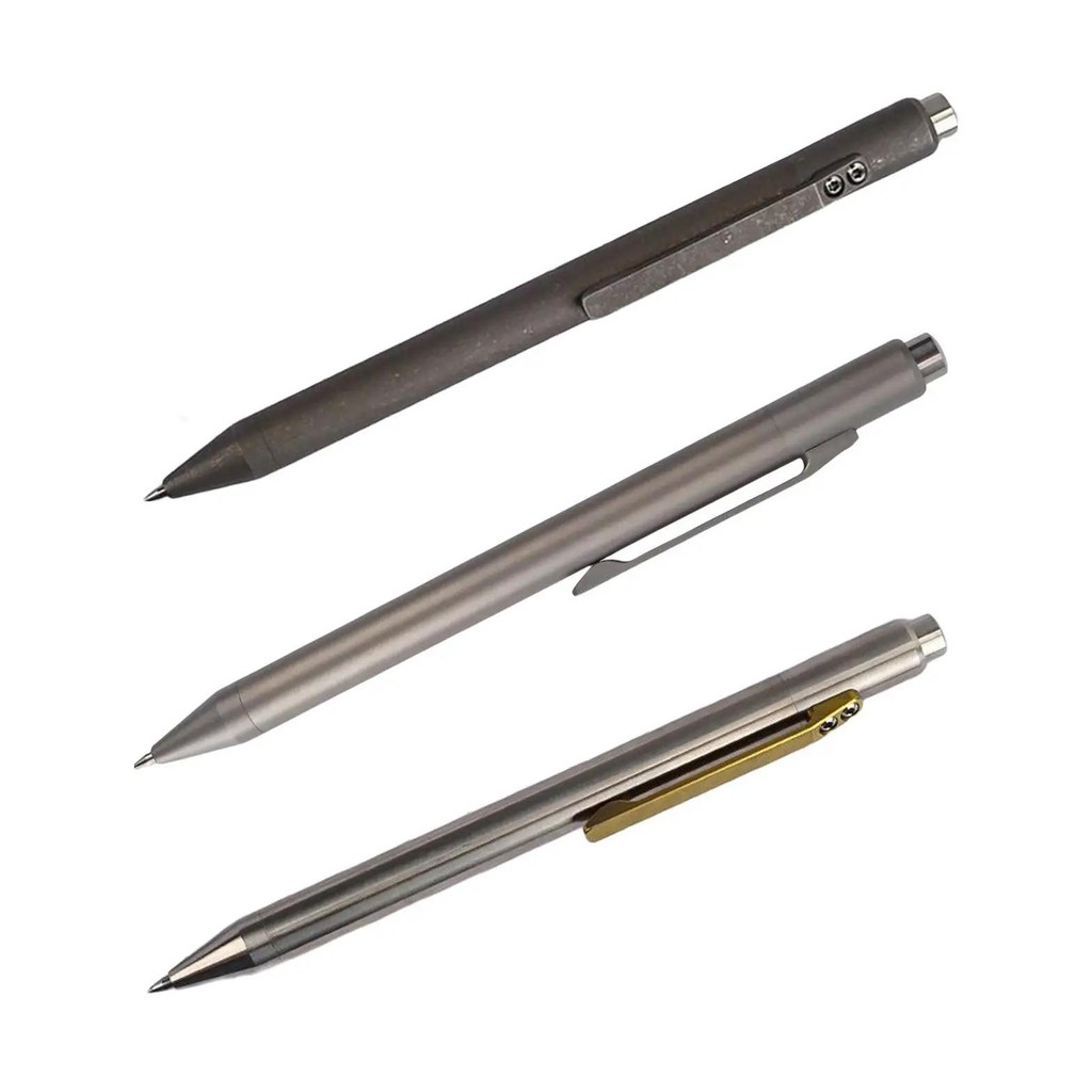 

Titanium Alloy Retractable Ballpoint Pen Professional Gift Executive Ink Action Pen For Women Men Who Den