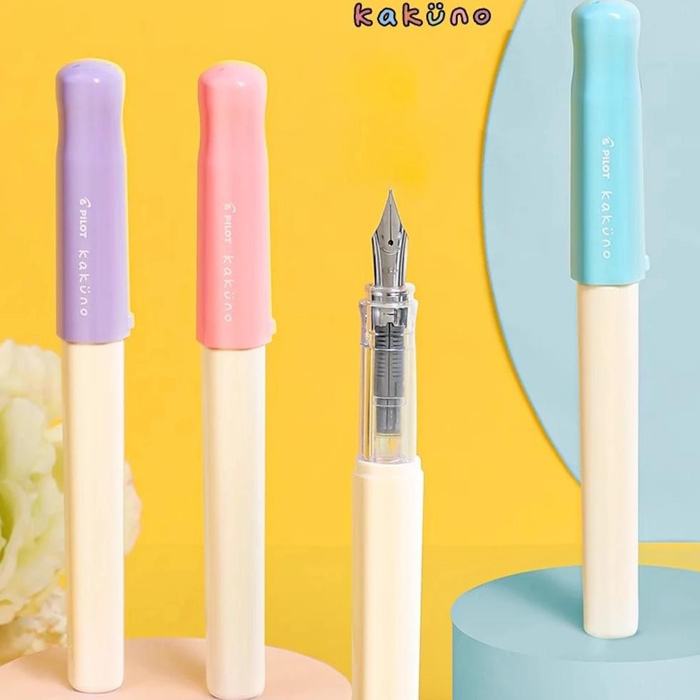 

Pilot Smiley Face Kakuno Fountain Pen Student Specific Fka-1Sr Gift Box Set For Upright Children'S Handwriting Practice