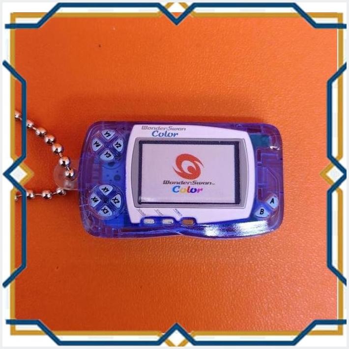[exi] wonderswan color miniature charms - crystal blue (sec)