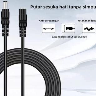 HJK Kamera CCTV Kabel Listrik Yang Diperpanjang 5V/12V Kabel Extension CCTV Ip Camera