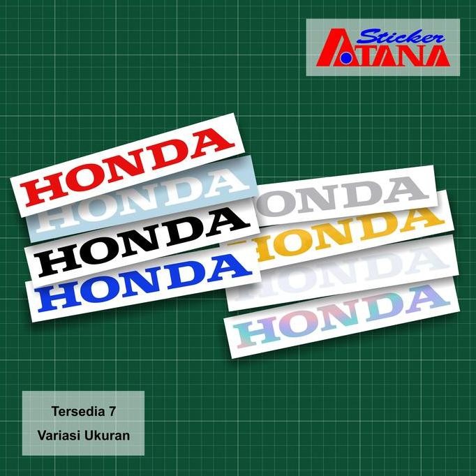 Spesial Produk Pilihan Stiker Cutting Honda Emblem Logo Kecil Besar Astra Ahm Ahass One Heart Satu H