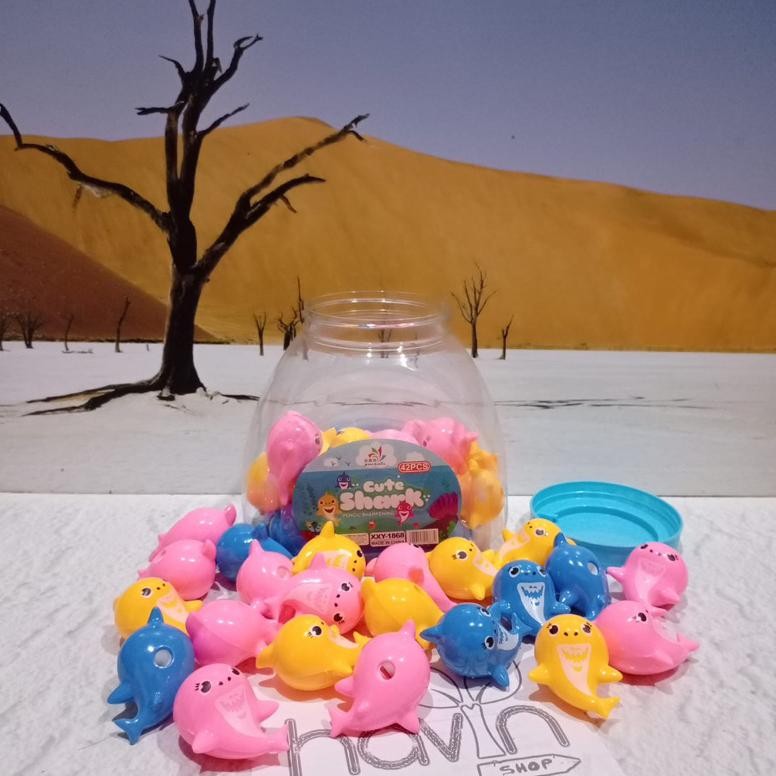 

''Terlaris" (1Pc) Serutan Rautan Sharperner Baby Shark Dududu Hiu Murah