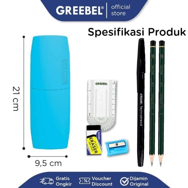 

RB Greebel Paket Alat Tulis Ujian OKE