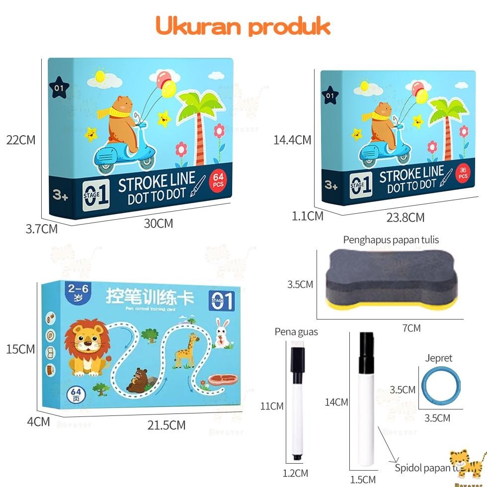 

RB ID Bevavar Magic Workbook Belajar Menulis Buku Edukasi Anak Belajar Tracing Wipe And Clean Book Activity