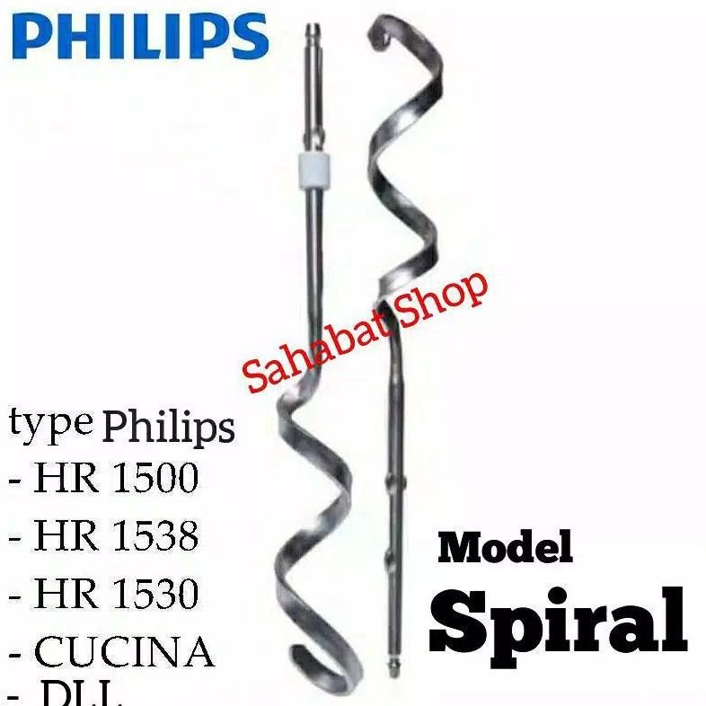 STICK PENGADUK MIXER MIYAKO 620 625 PHILIPS MASPION BEATER / SPIRAL LENGKAP
