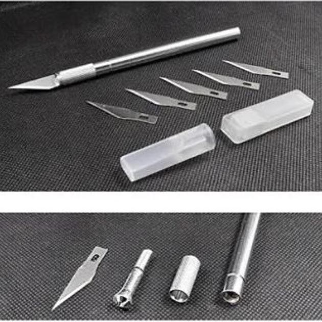 

RB Cutter pen with refill pisau cutter pen isi ulang cutter kerajinan tangan alat clay alat scrapbooking stencils tools donehandymade done handymade jual bahan kerajinan tangan