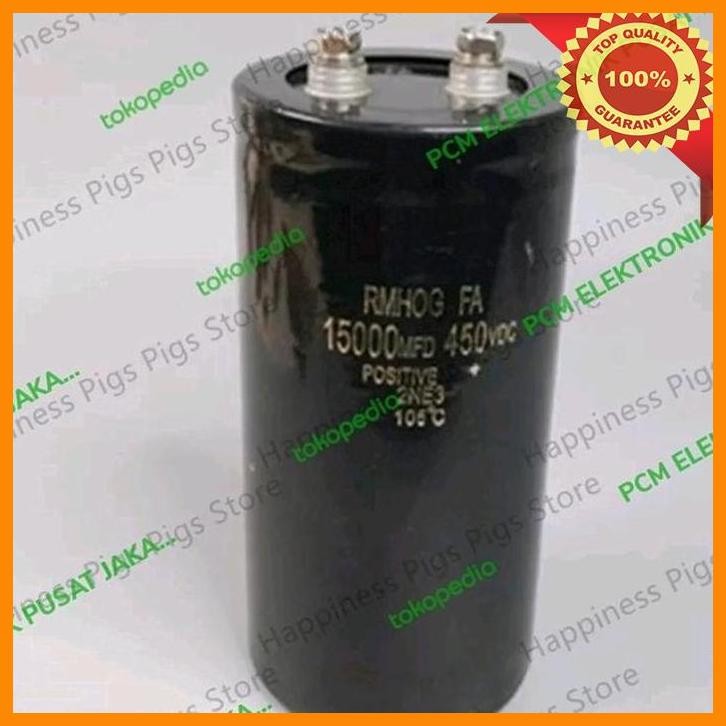 [PEP] ELCO ELKO 15000UF 15.000UF 15000 15.000 UF 450V 450VOLT 450 VOLT 9X16