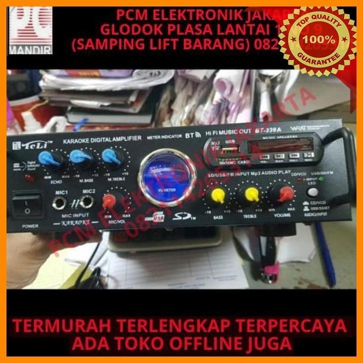 [PEP] USB MP3 AMPLIFIER BLUETOOTH BT-339A FM RADIO BUAT MOBIL RUMAH KARAOKE