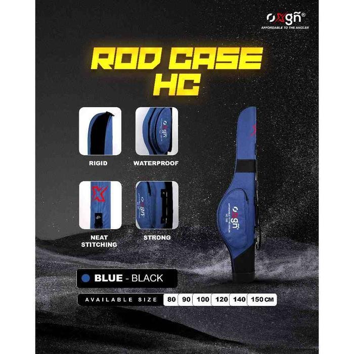 Tas Joran Pancing Hardcase Merk Oxgn Ukuran 80Cm | 90Cm | 100Cm | 120Cm Original Dan Terpercaya