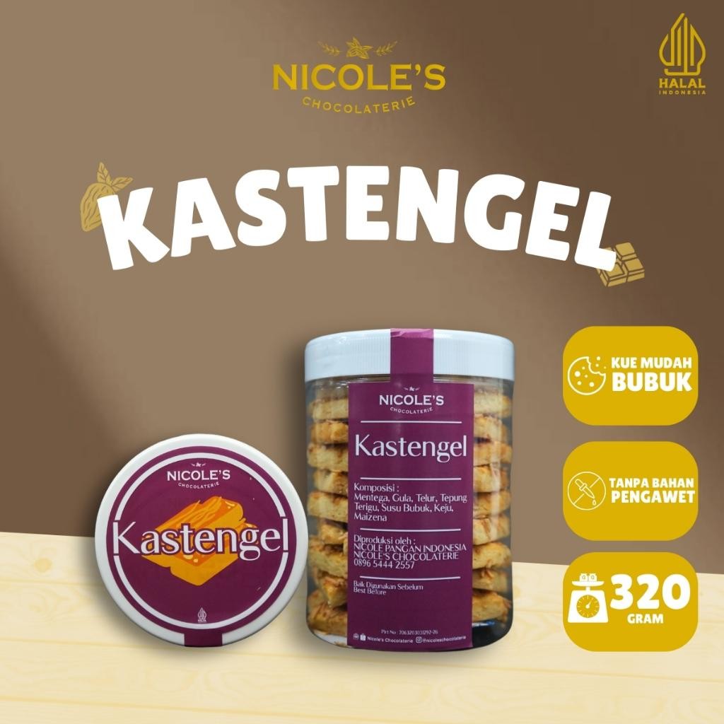 

NEW PRODUCT NICOLE'S | KASTENGEL KUE KERING NATURES TOUCH.