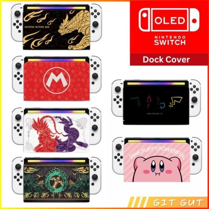 Nintendo Switch OLED Thematic Dock Cover Case Protective Shell Berkualitas