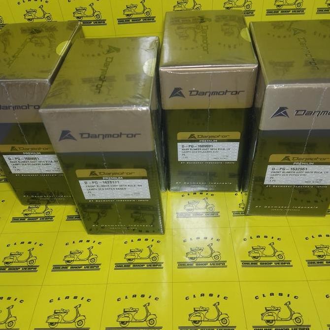 Lampu Sen Set Depan Belakang Vespa Px Danmotor