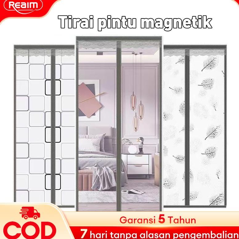 Tirai pintu magnetik PVC 90