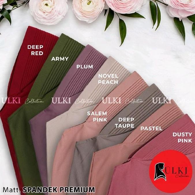 Hijab Sport / Bergo Instant/ Bergo Sekolah/ Kerudung Polos / Pet Tebal/ Hijab Ulki Collection Spande