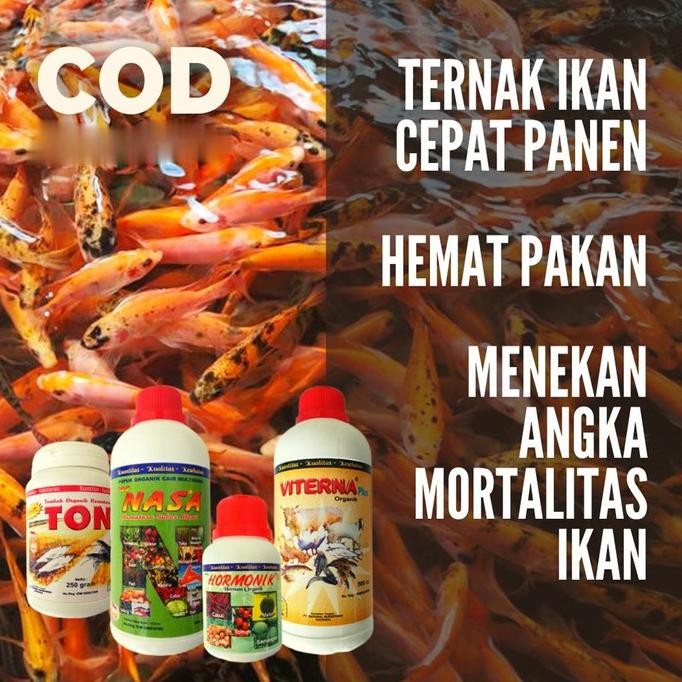 Terlaris Paket Perikanan Nasa / Pupuk Ikan Nila / Vitamin Ikan Nila