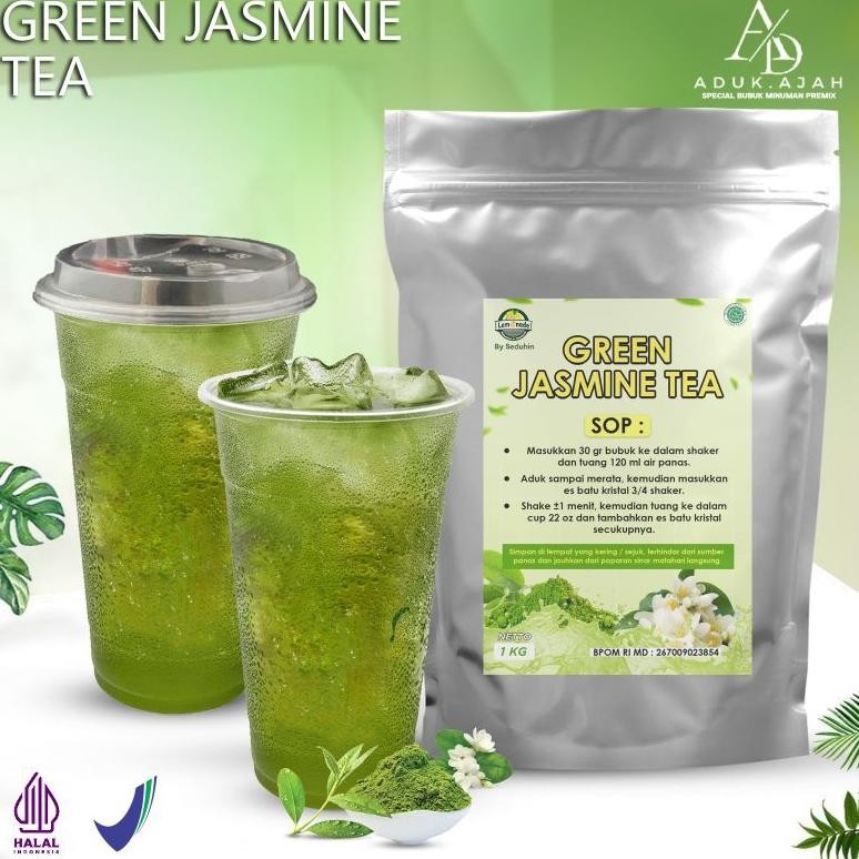 

Green Jasmine Tea / Teh Hijau 1 Kg / Minuman Bubuk Instan