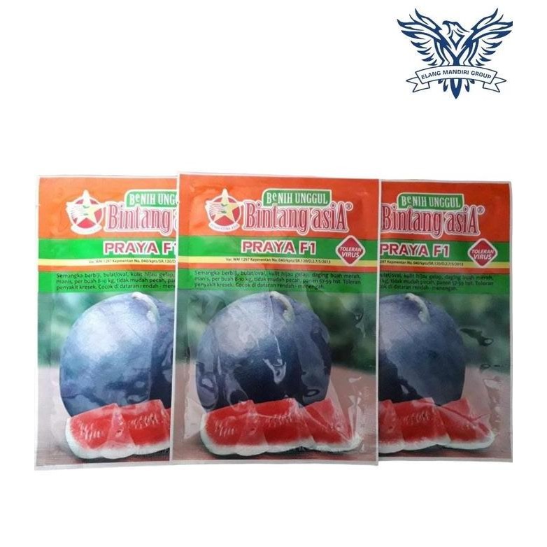 || BANANA / Benih Unggul SEMANGKA PRAYA F1 20 Gram Bibit Unggul Bintang Asia ||~~~