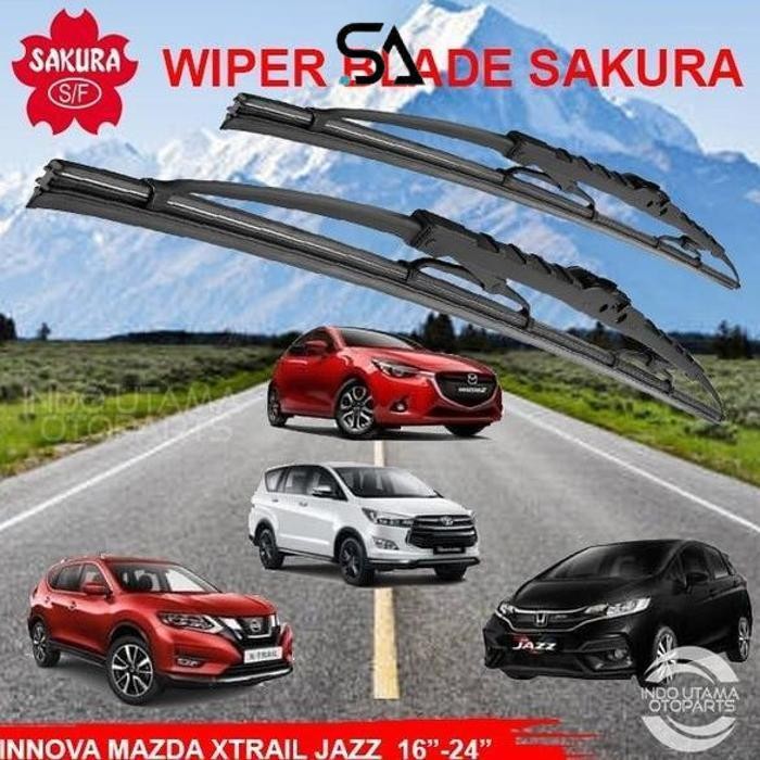 Promo Wiper Kaca Depan Jazz Xtrail Wiper Mobil Sakura