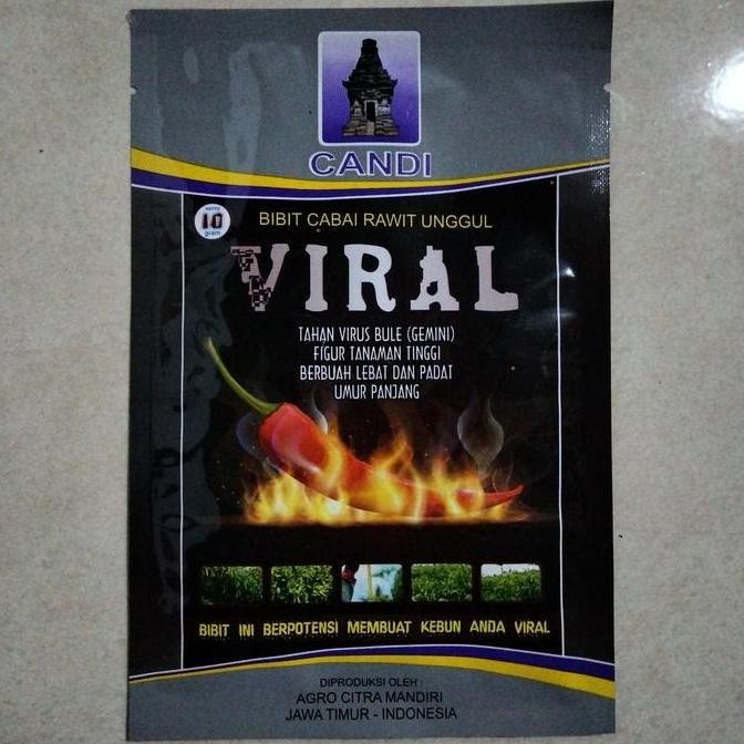 || BANANA / Bibit Cabe Rawit Viral 10gr - Benih Cabai Viral Crm kaliber ori 212 ||~~~