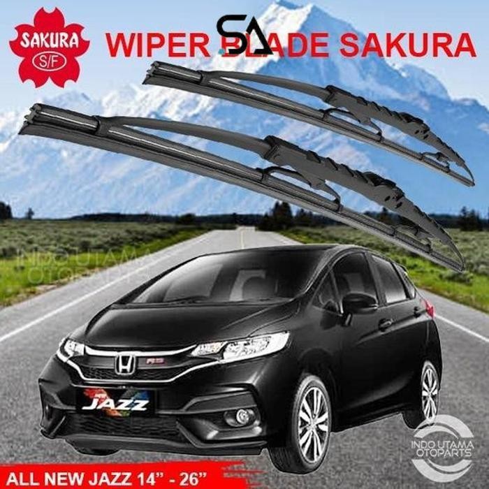 Promo Wiper Kaca Depan All New Jazz Wiper Mobil Sakura