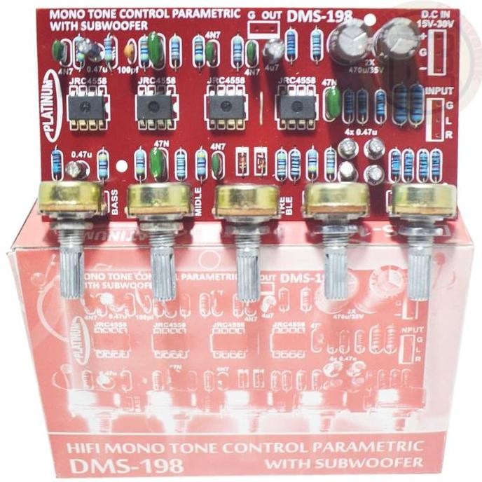 Kit Tone Control Parametric Mono plus Subwoofer DMS-198