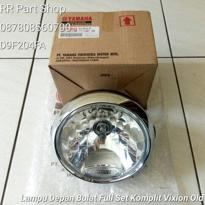 Lampu Depan Bulat Full Set Komplit Vixion Old New