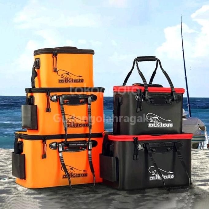 // Ember Lipat Mancing Ikan Box Tempat Wadah Ikan Udang Umpan Hidup //