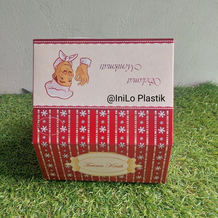 

Jy-6 Fe24 [25Pcs] Dus Kue Koki 16X12 / Dus Kue Koki 16 X 12 Cm Hemat